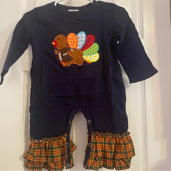 New Boutique Fall Romper - Picture 5 of 16